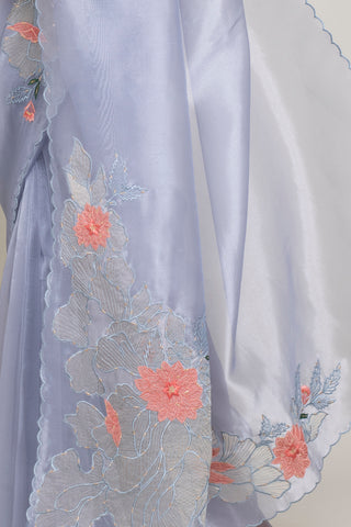 Pastel Blue Organza