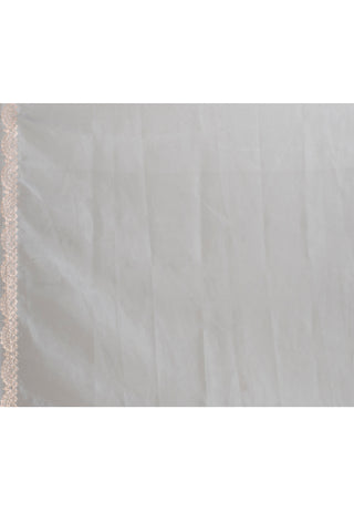 Elegant Grey Organza
