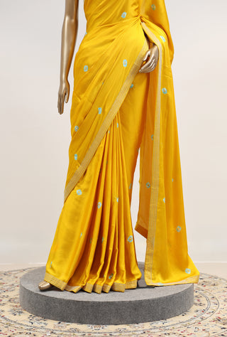 Batik Beauty Saree in Chiniya Silk