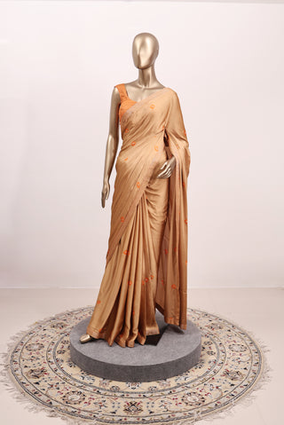 Batik Beauty Saree in Chiniya Silk