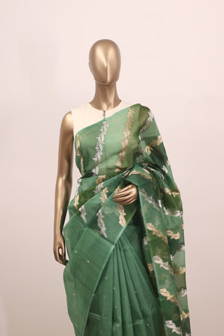 Kora Banarasi Silk Saree with Ombre Shade – Code: ML25A119