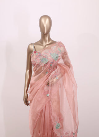 Elegant Organza Saree – Code:ML25A109